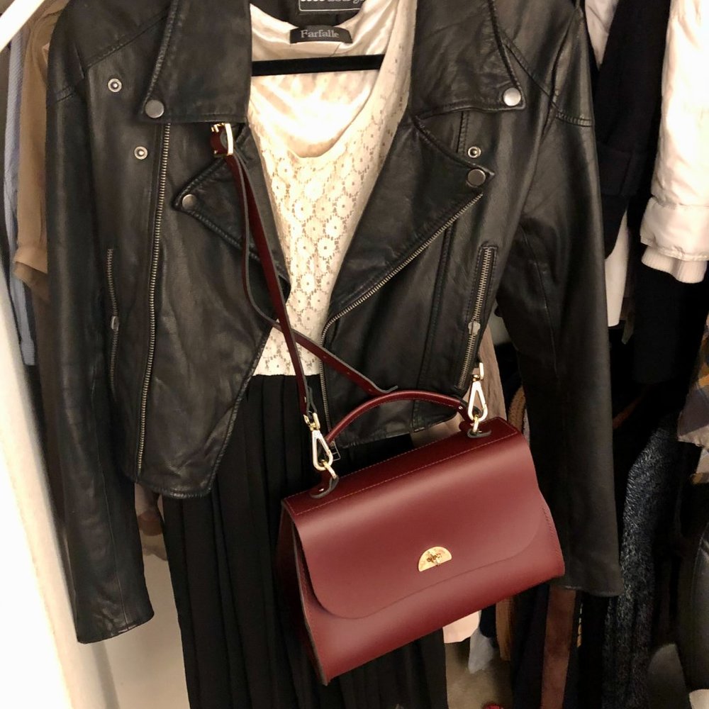 Women Lamb leather Jacket- Coco NewYork- 00/XS